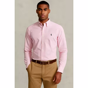 Premium Men's Striped Oxford Shirts - POLO Style by Ralph Lauren