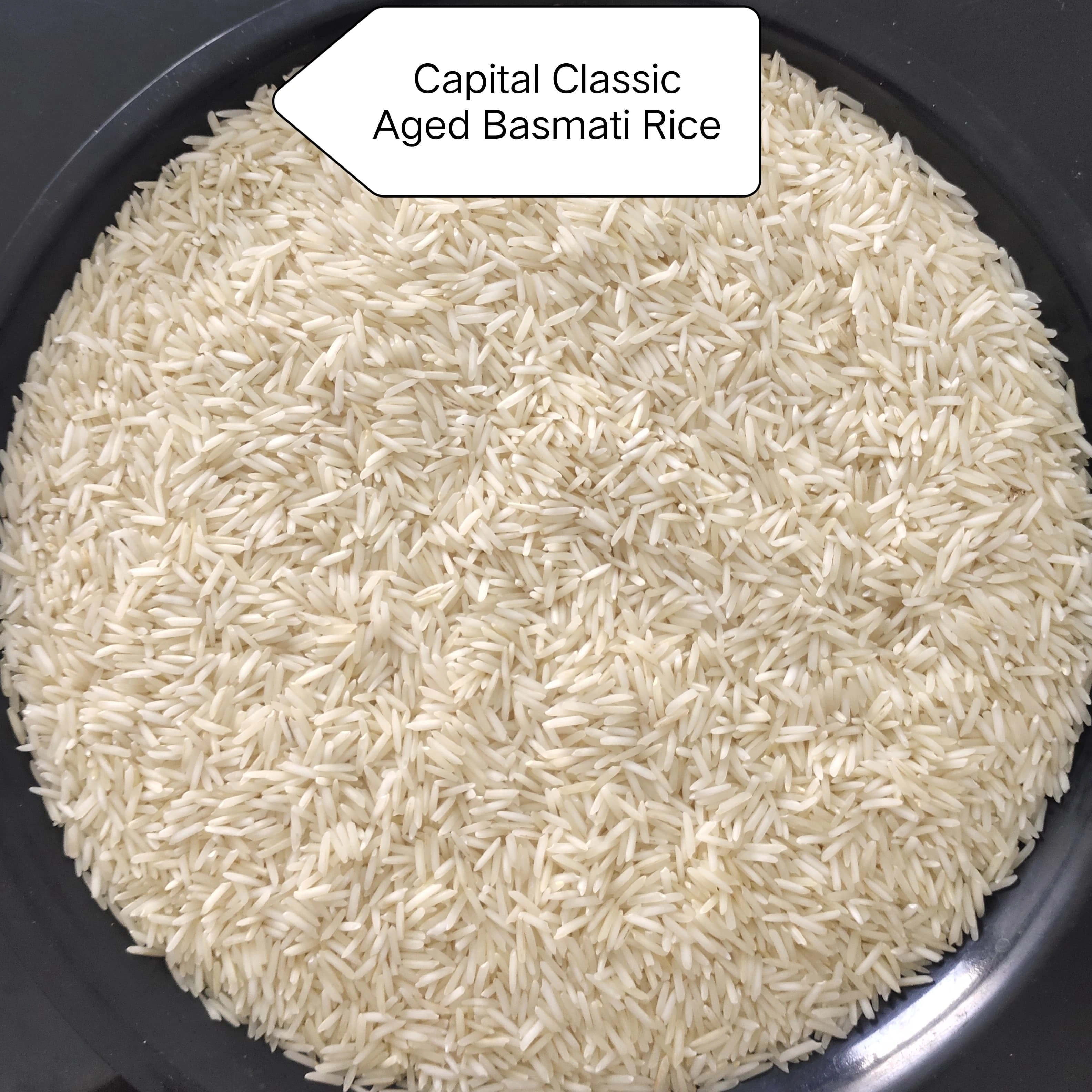 The Capital Rice - Naturally Aromatic Classic Aged Basmati Rice, 5kg - Long Grain, Premium Quality-2