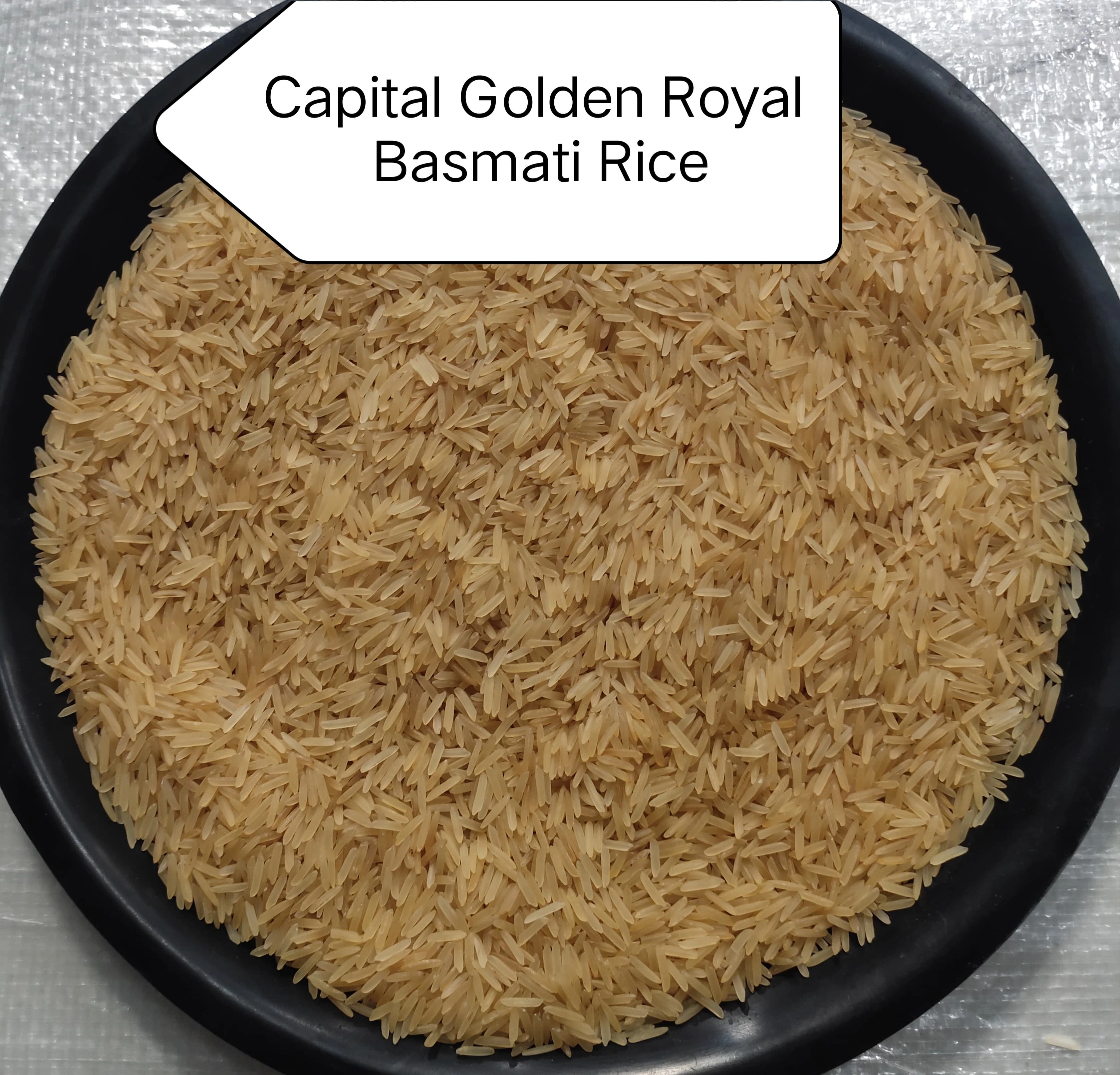 The Capital Rice Royal Golden Sella Basmati Rice - Naturally Aromatic, 30 Kg - Premium Aged Rice, Long Grain-3