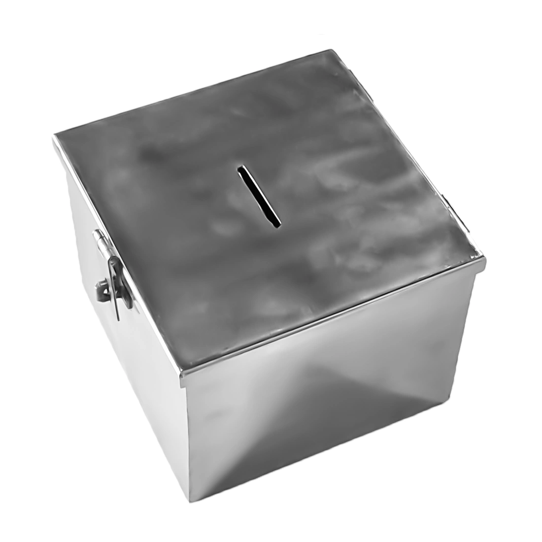 Dekorwish Stainless Steel 304 Grade Donation/Piggy Coin Box-Coin-box1