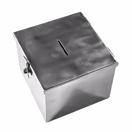 dekorwish stainless steel 304 grade donation/piggy coin box