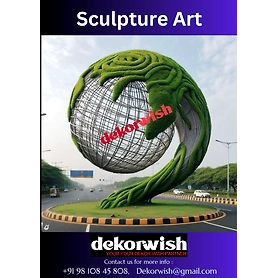 Dekorwish, we offer customization for all sculptures, allowing you to adjust size, materials, or design to match your vision