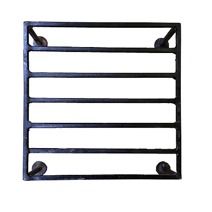 Dekorwish Square-Shaped, Thick, Sturdy Metal planters with a Black Stand That exudes Style Gamla Planters: The Ideal Stand for Indoor and Outdoor Planters (Pack of 4) (Black)-2