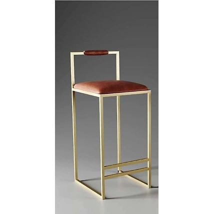 dekorwish Metal Bar Stools combine modern design with durability, perfect for both indoor and outdoor use Set of 2-2