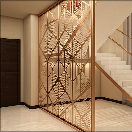 Custom Metal Partitions for Home, Restaurants, and Cafeterias. Per SQFT-3