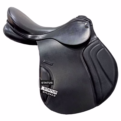 leather jumping saddle