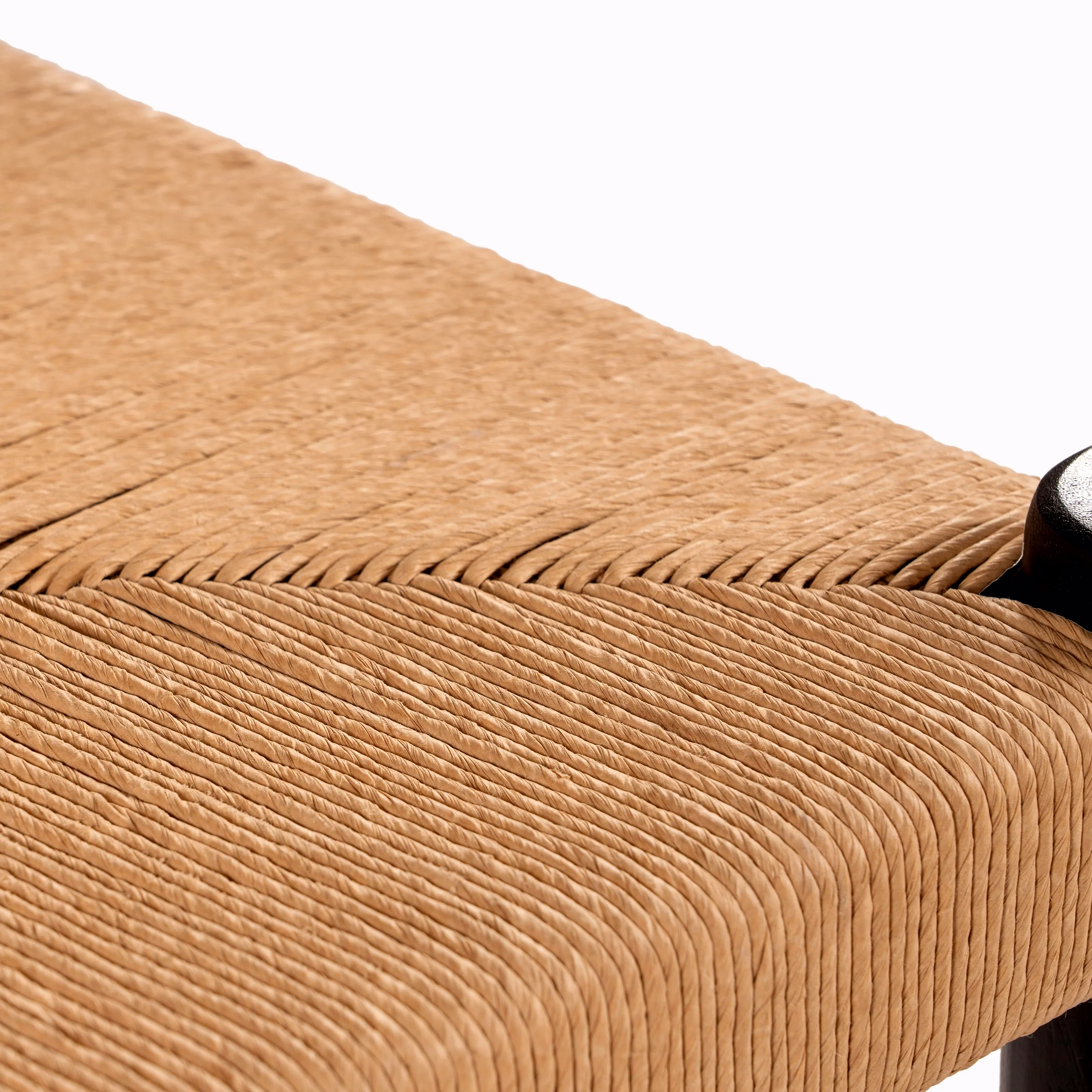 Luxury Acacia Wood Woven Seat Dining Chair image 5