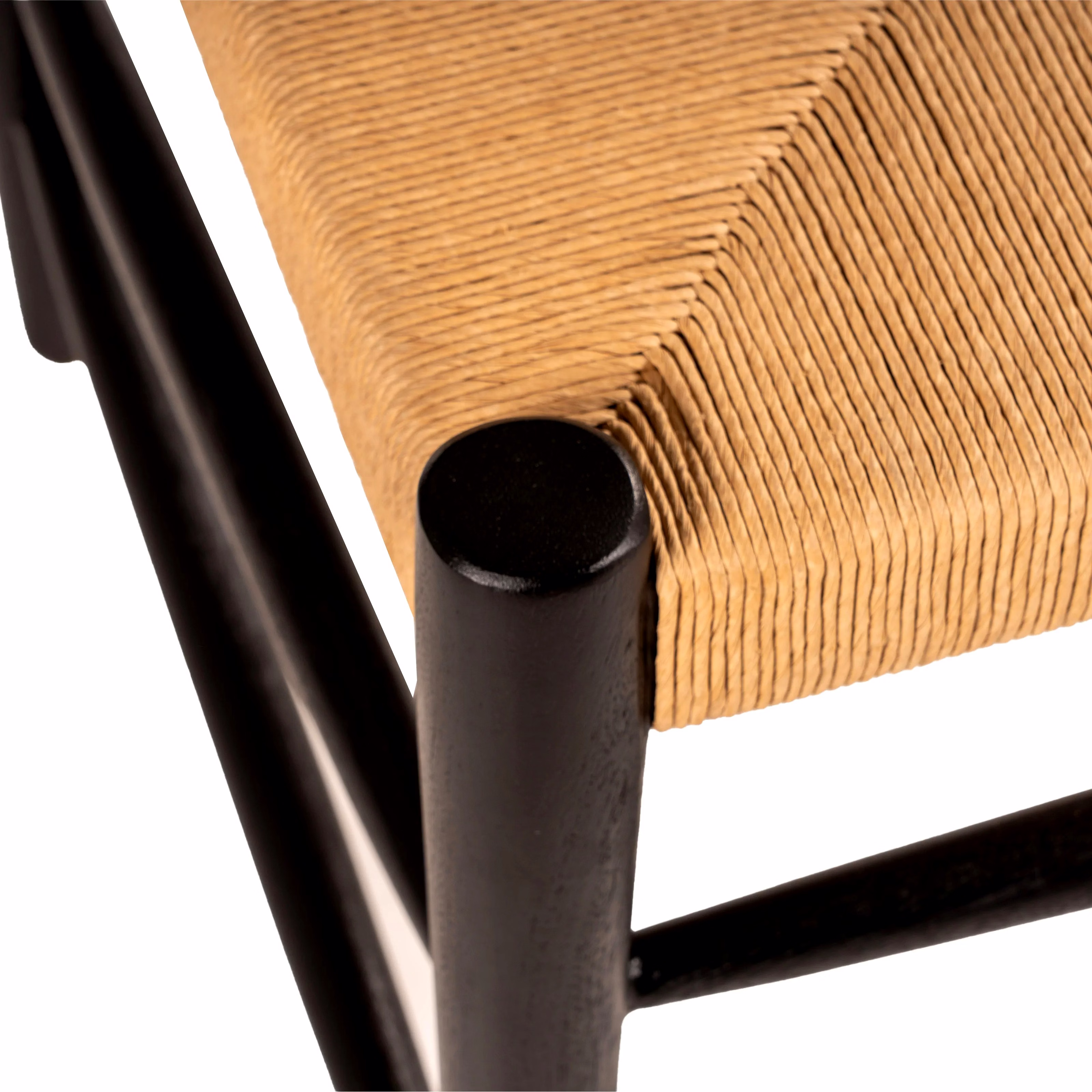 Luxury Acacia Wood Woven Seat Dining Chair image 3