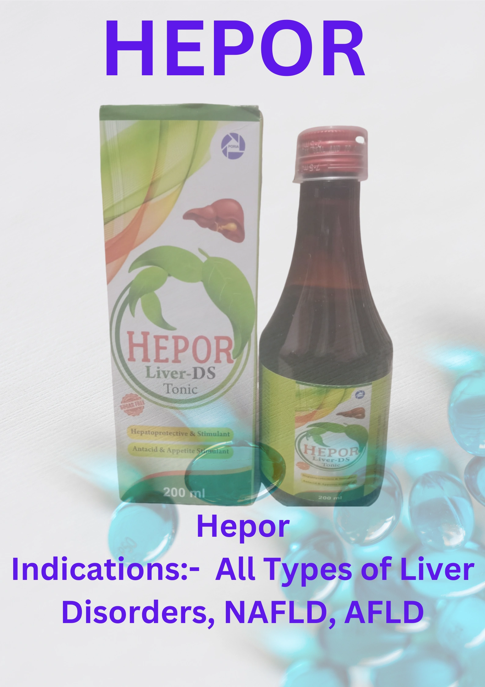 Hepor Liver DS Tonic  Syrup, Sugar Free-8