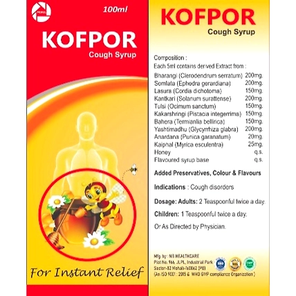 KOFPOR , Honey Base Cough Syrup-2