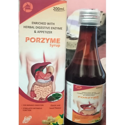 PORZYME SYRUP , Sugar Free-2