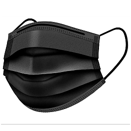 CURESAFE Disposable Face Mask (3 PLY) Black (pack of 50)