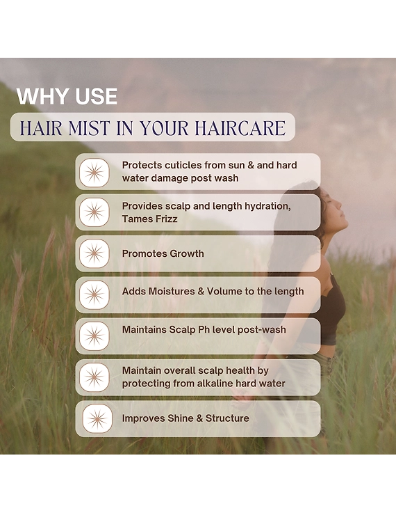 Rosemary Chamomile Hair Mist 100ml, Scalp Tonic Conditioning Sun Protection,Hard Water Protection,Scalp PH Balance,Scalp Itchiness &amp; Frizzy Hair-2
