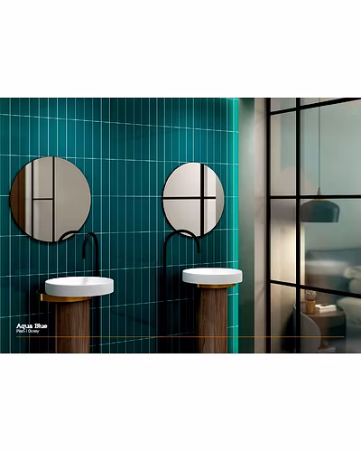 Ceramic Glazed Wall Tiles - Subway (7.5x 30cm &amp; 5x25cm)-4