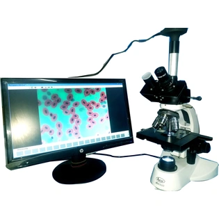 Research Microscope Trinocular with camera
