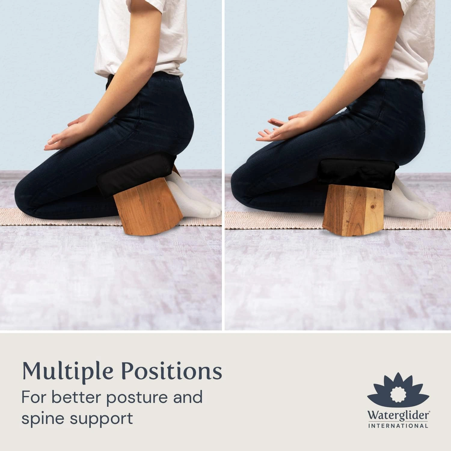 Leisure Wooden Meditation Stool-1