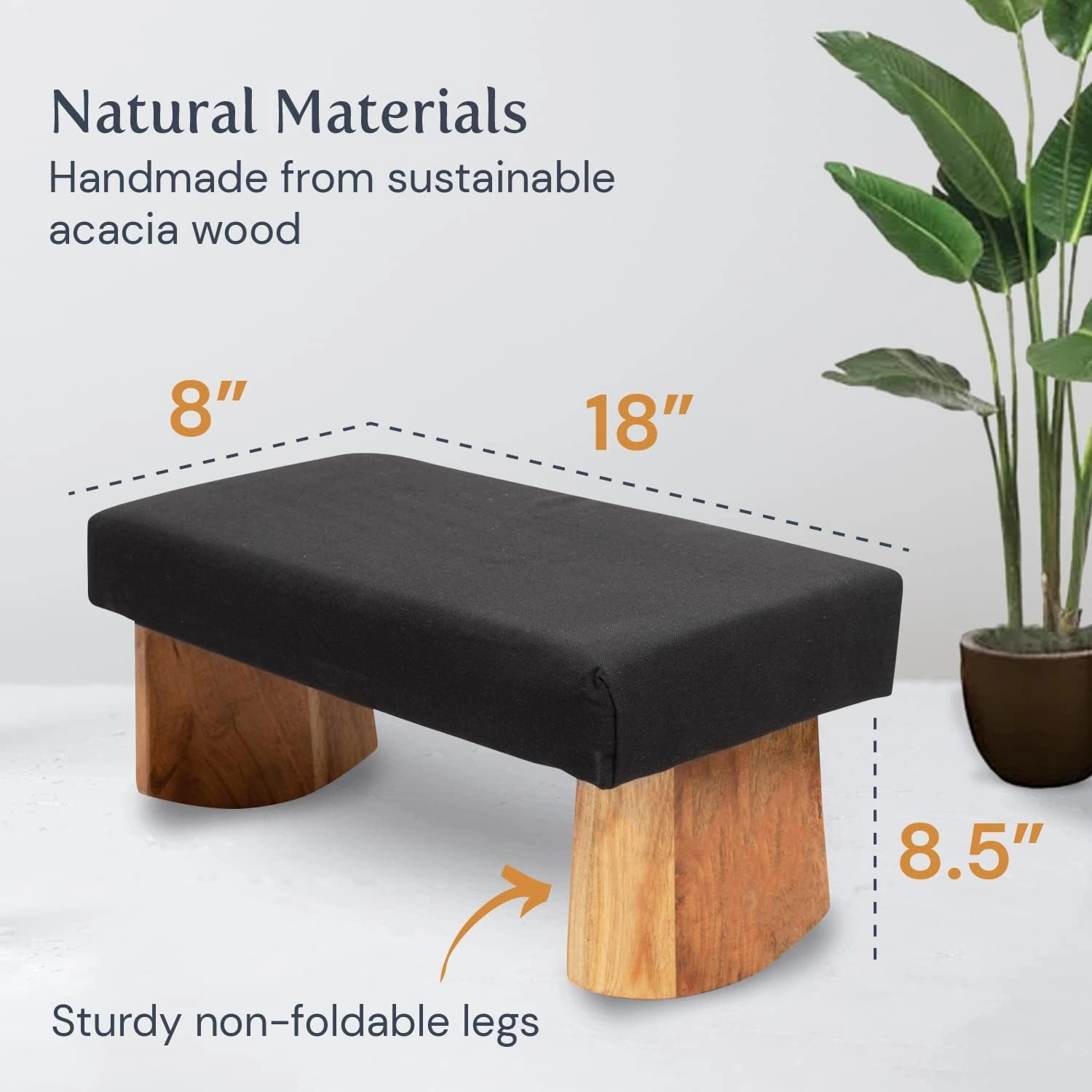 Leisure Wooden Meditation Stool-2