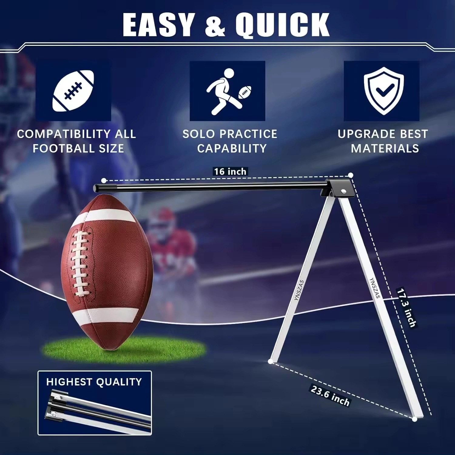 Portable Field Goal Kicking Holder Stand-1