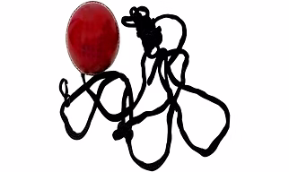 Leather Match Cricket Shot Practice Hanging Cricket Ball