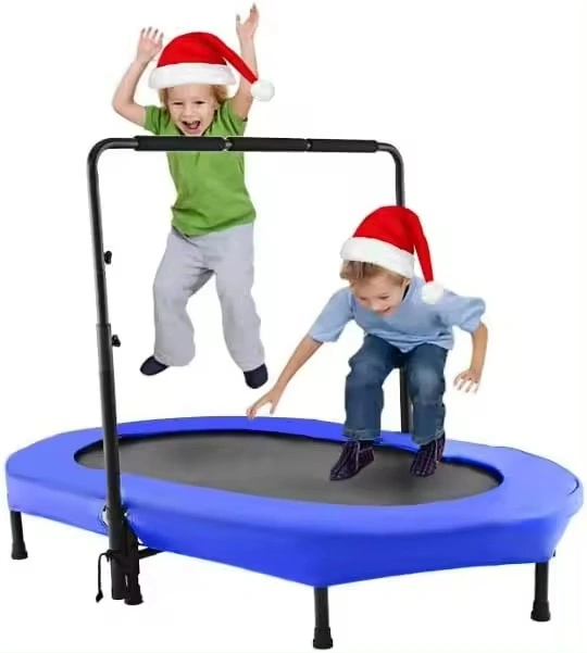 Foldable Trampoline Mini Rebounder Trampoline with Adjustable Handle-T-139