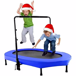 iris foldable trampoline mini rebounder trampoline with adjustable handle