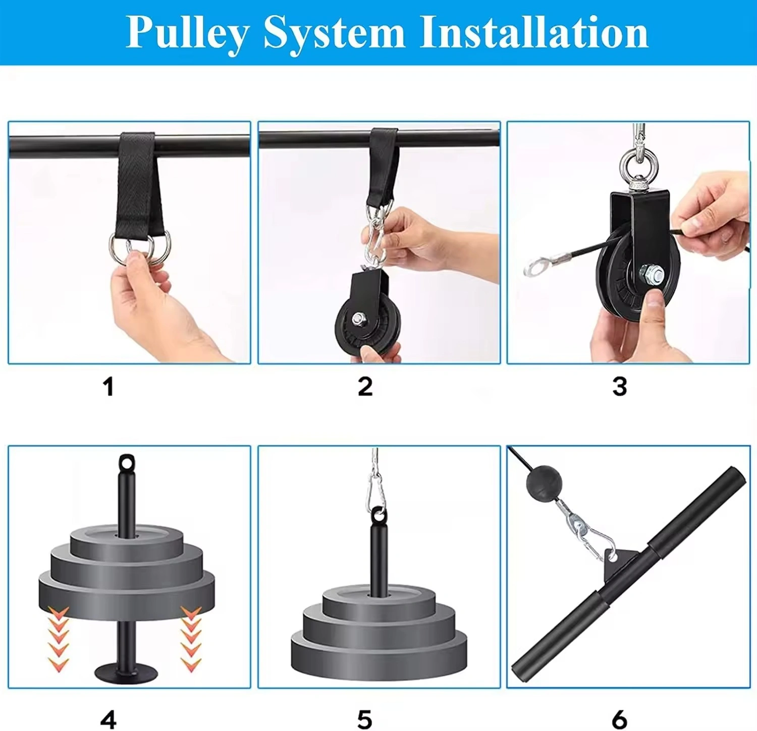 Cable Pulley System for Exercise-2