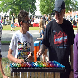 iris capella carnival: outdoor musical playground fun for kids