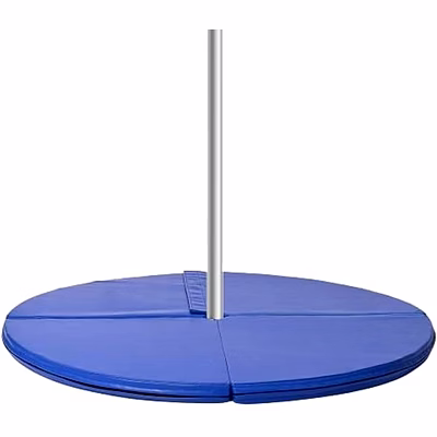 iris professional dancing pole mat - durable, foldable, protection for pole fitness