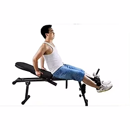 iris made fitness 6 in 1 adjustable workout foldable incline decline exercise workout bench