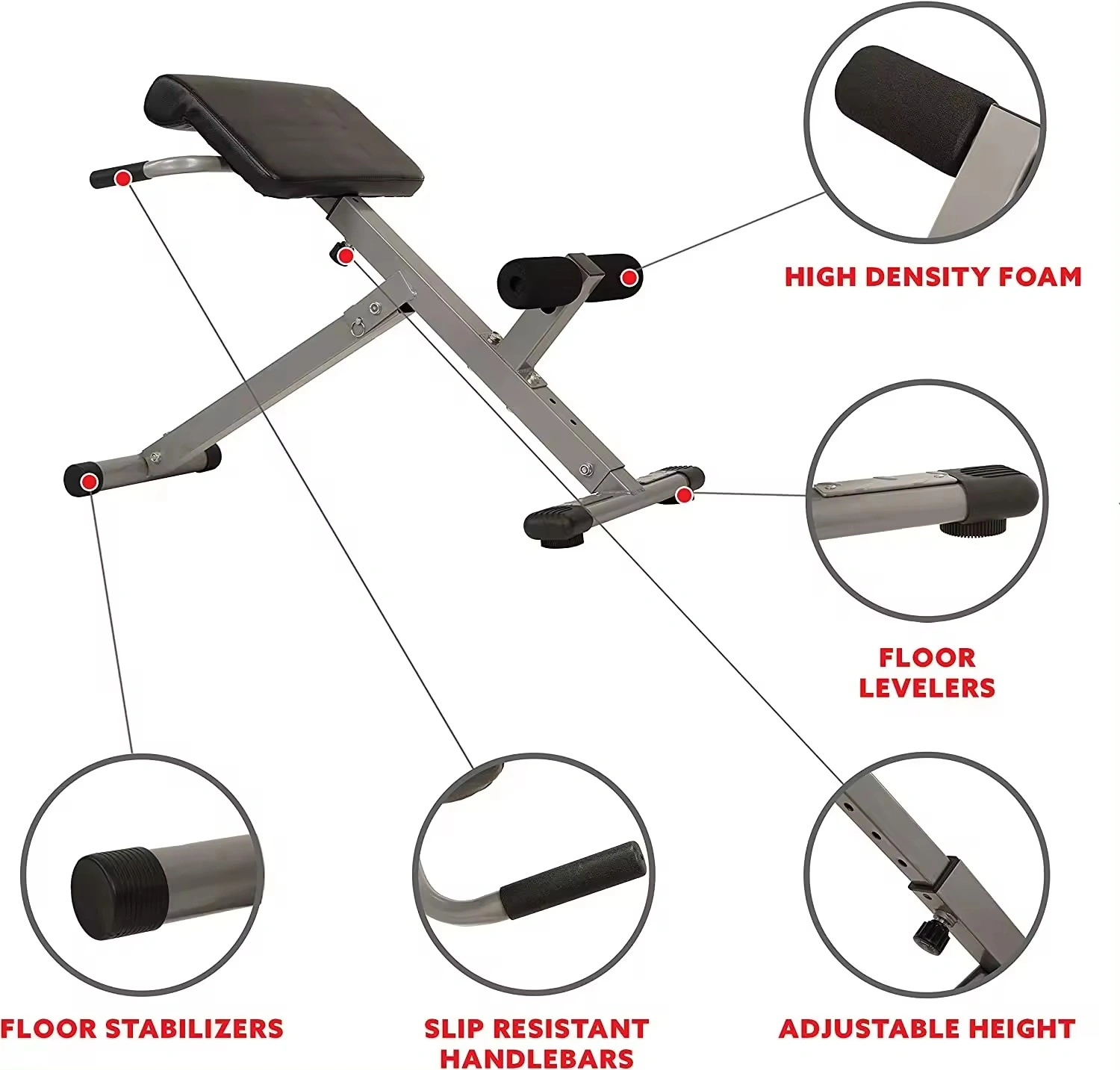 Hyperextension Machine Ab Bench-2