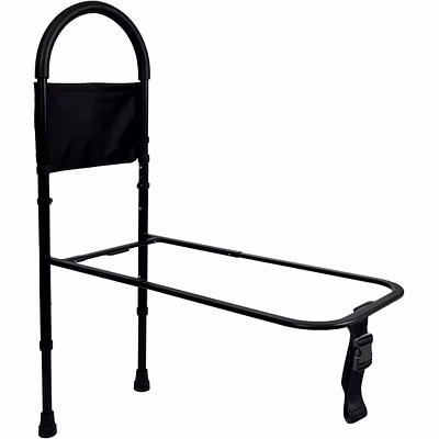iris medical bed rail assist & height adjustable grab bar handle for adults