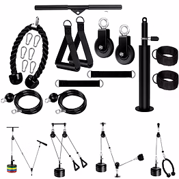 iris fitness weight lift pulley system attachments