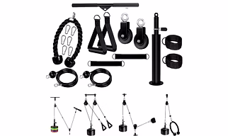 Fitness Weight Lift Pulley System Attachments