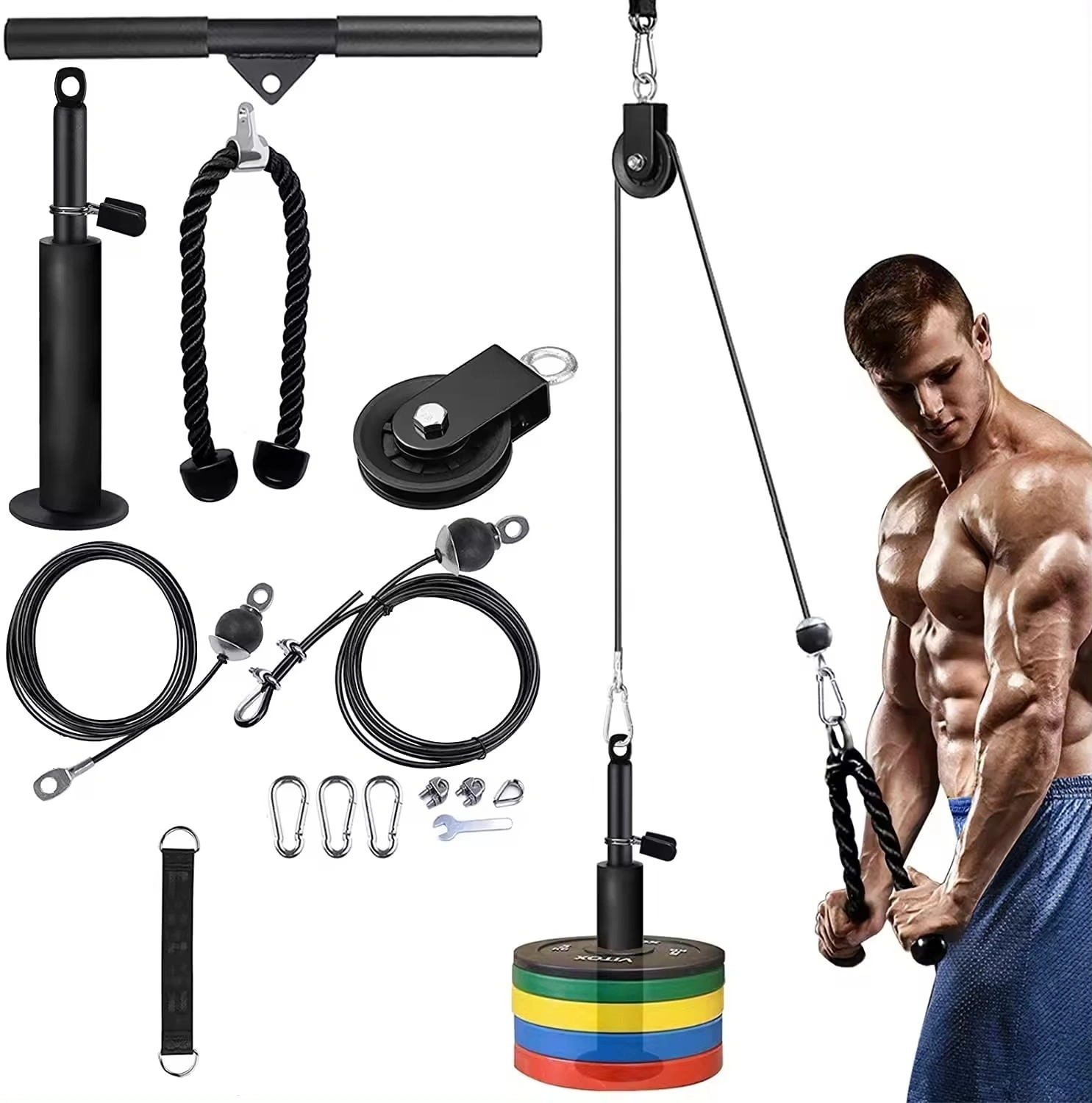 Cable Pulley System for Exercise-SG-16in1