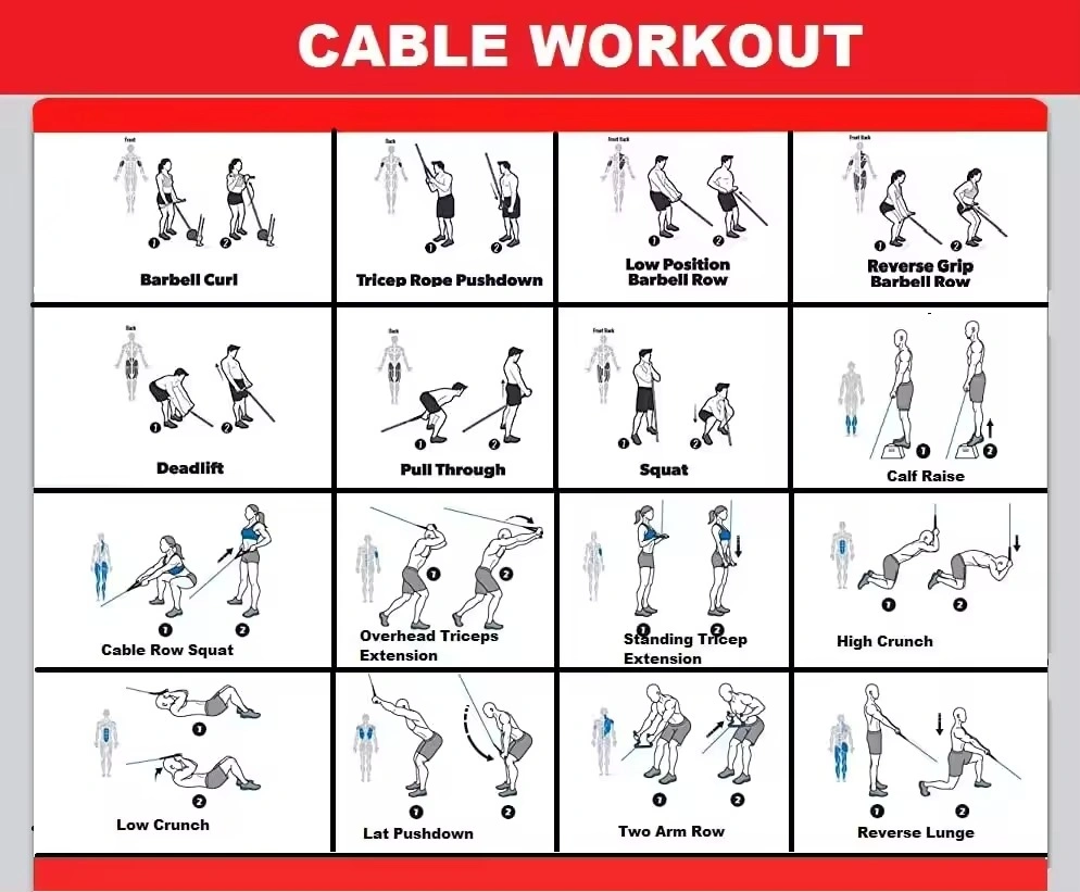 Cable Pulley System for Exercise-1