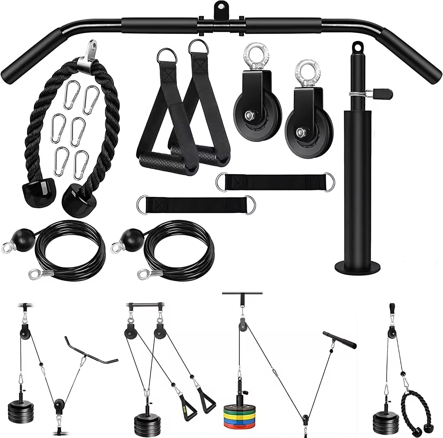 Weight Cable Pulley System Gym-SG-40IN1