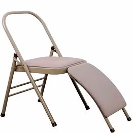 iris best deal yoga auxiliary chair with lumbar back support foldable balance training