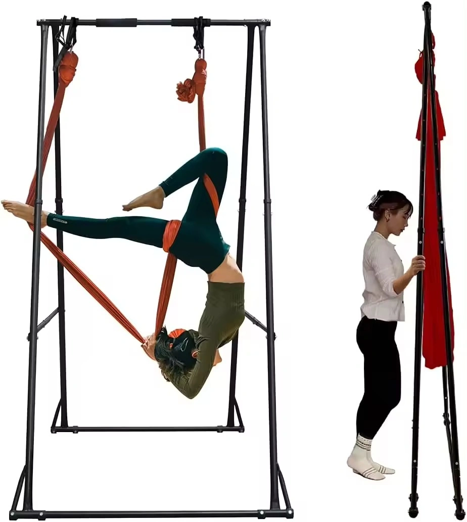 Best Deal Yoga Stand Frame Indoor Outdoor Portable Aerial Silk rig Height Adjustable Stable-YSF-002