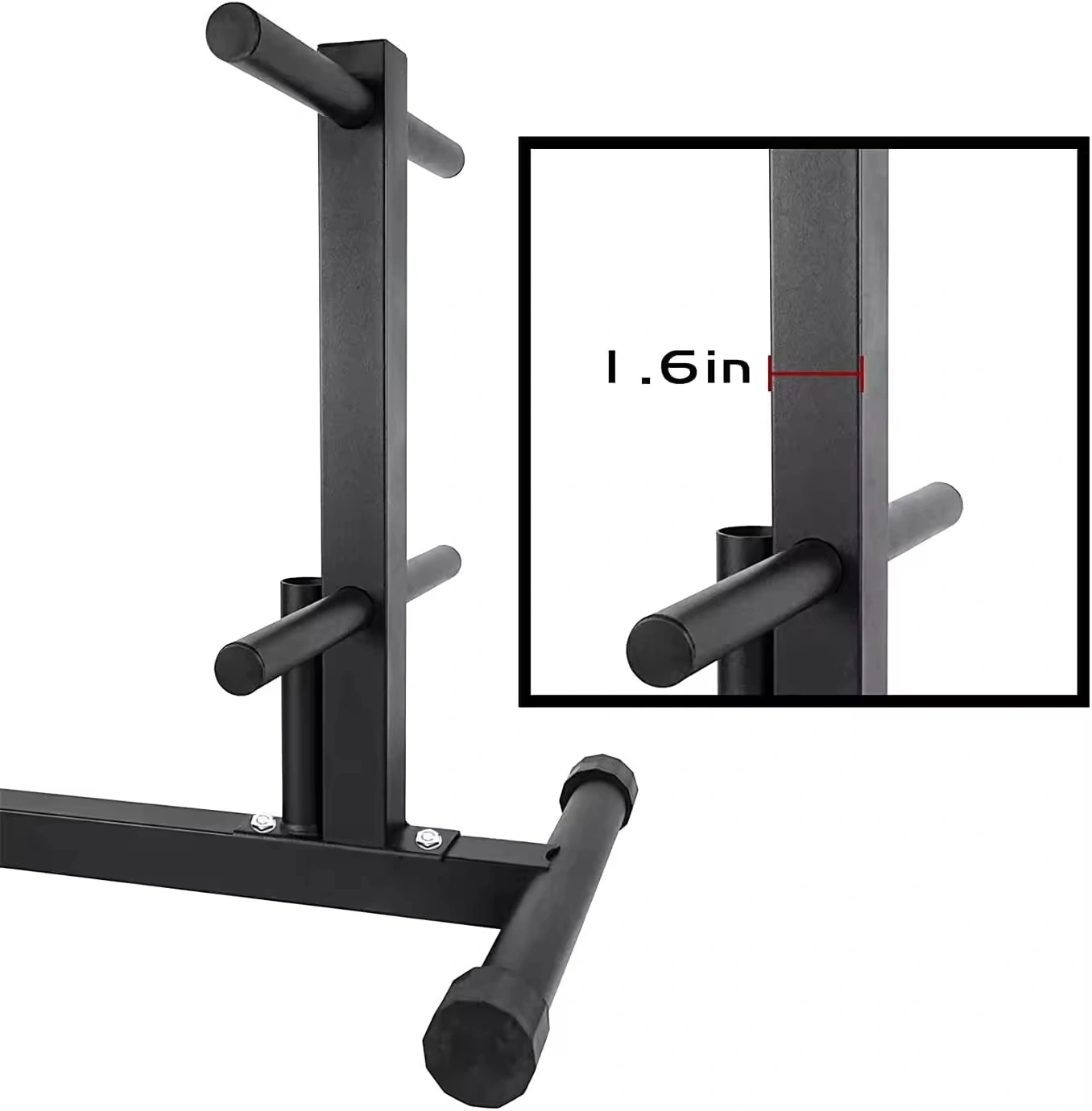 Barbell Dumbbell Weight Plate Rack Tree Storage Rack-1