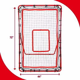 iris adjustable rebounder net for throwing and pitching practice