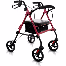 iris heavy duty rollator walker bariatric rollator walker with large seat for seniors support up