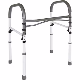iris bathroom safety toilet rail - adjustable toilet safety frame medical handrail