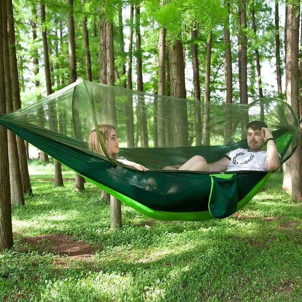 2 Person Ultralight Portable Windproof Anti-Mosquito Swing Sleeping Hammock-4