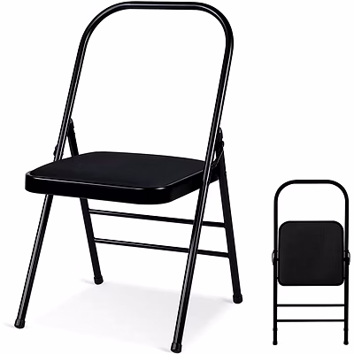 iris yoga chair portable folding yoga chair with non slip feet covers