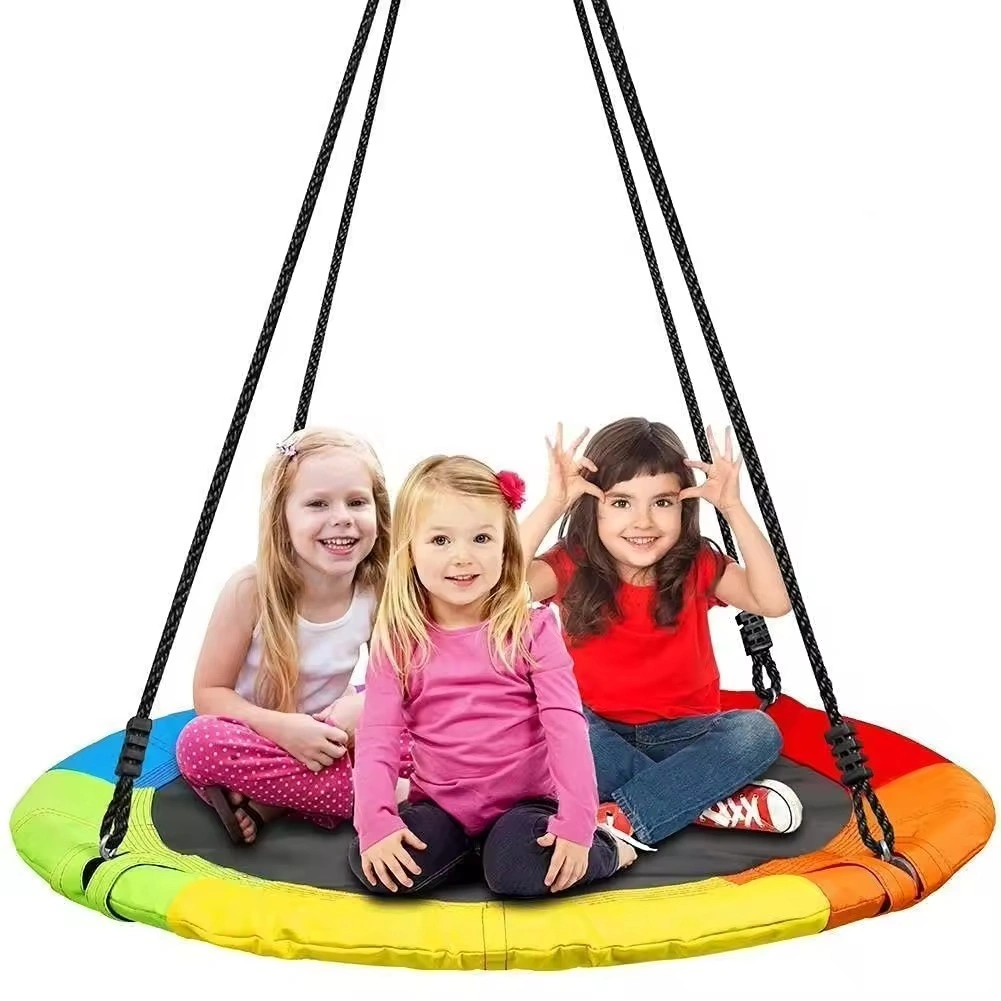 Best deal 2023 40 inches Tree Saucer Swing for Children and Adults with Hanging Straps-SS-003