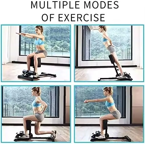 Multi-Function Sissy Squat Bench Home Gym Workout Station Leg Exercise Machine-2