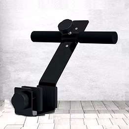 iris sit up assistant device adjustable strong metal with padded ankle bar
