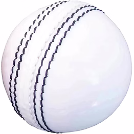iris white leather club heavy-ball for professional cricket players