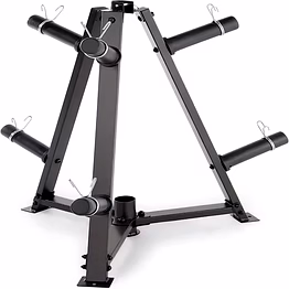 iris buy 6-peg weight plate tree and vertical bar holder storage rack organizer