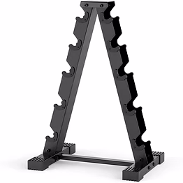 iris 5 tier a-frame compact dumbbells holder for home gym exercise